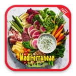 mediterranean diet plan android application logo